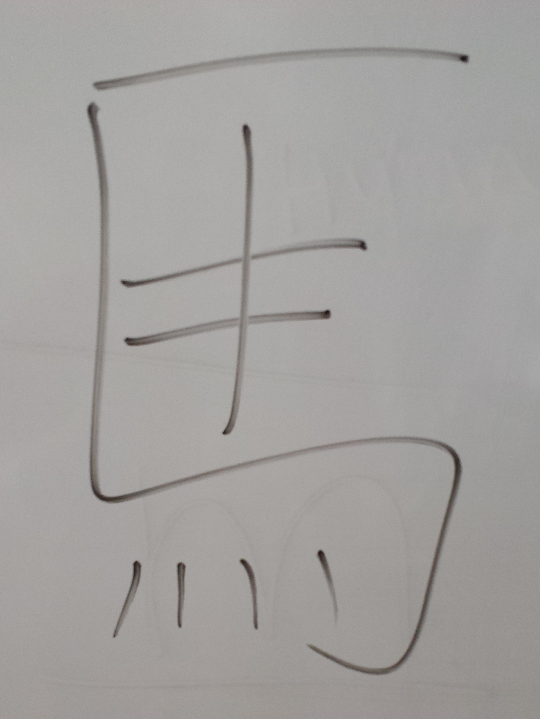 How to Write Horse in Chinese | Saddle Seeks Horse