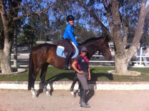 OTTB first horse show