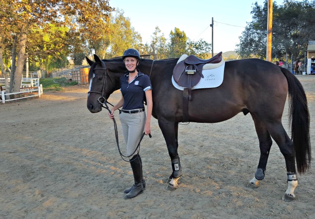 Horse and rider celebrate one year anniversary