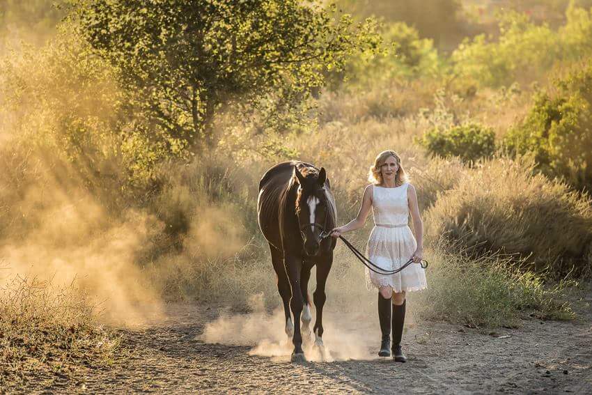 A girl and her horse. Photo credit: Carolyn Rikje Photography