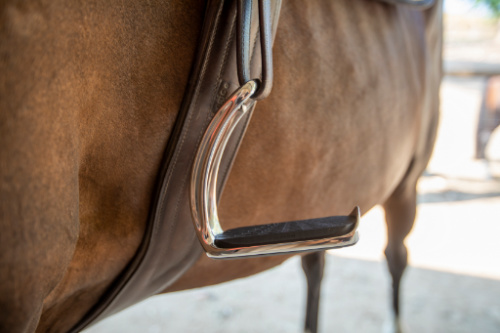 front view of ophena safety stirrup irons